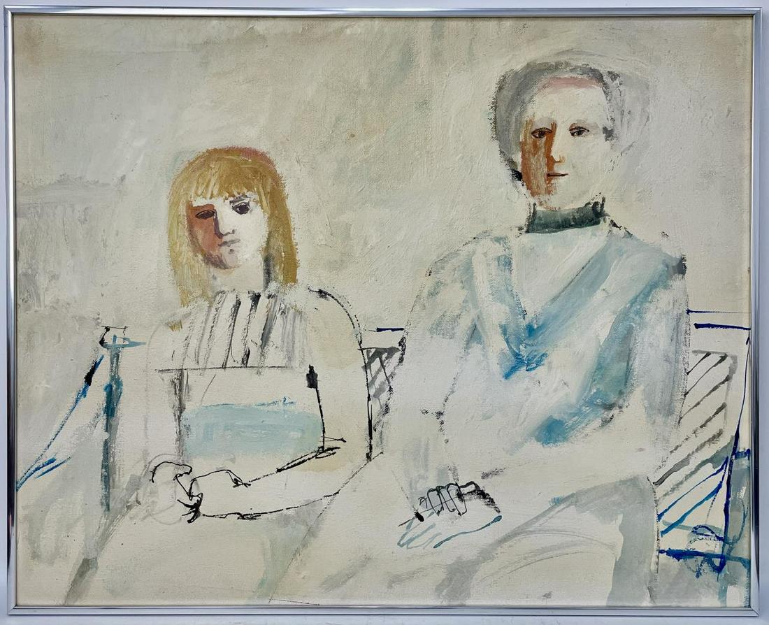 Painting, Oil on Board. Attributed to Jean Sardi (1 of 3)