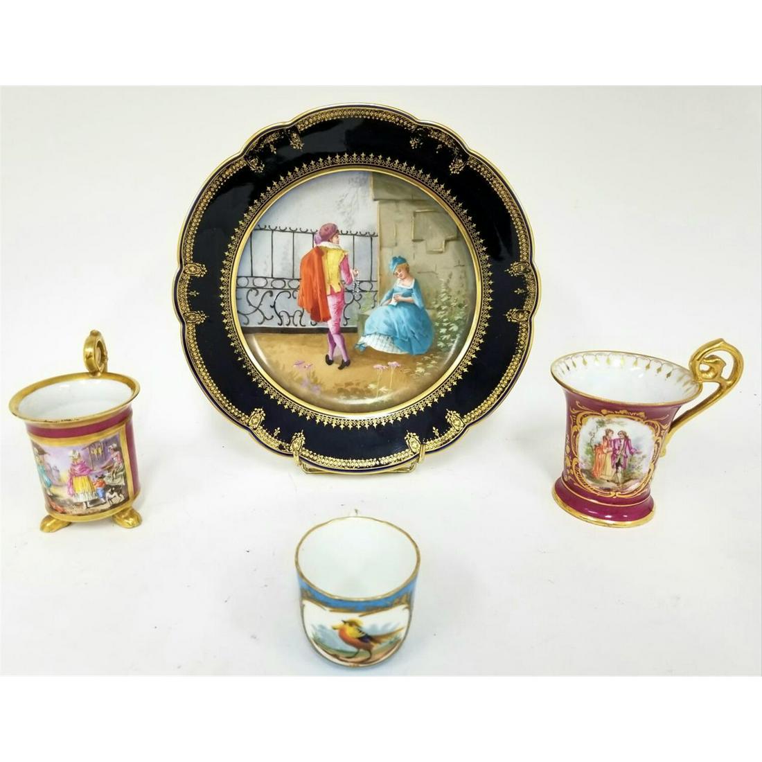 Antique Lot of Continental Porcelain Items (1 of 5)