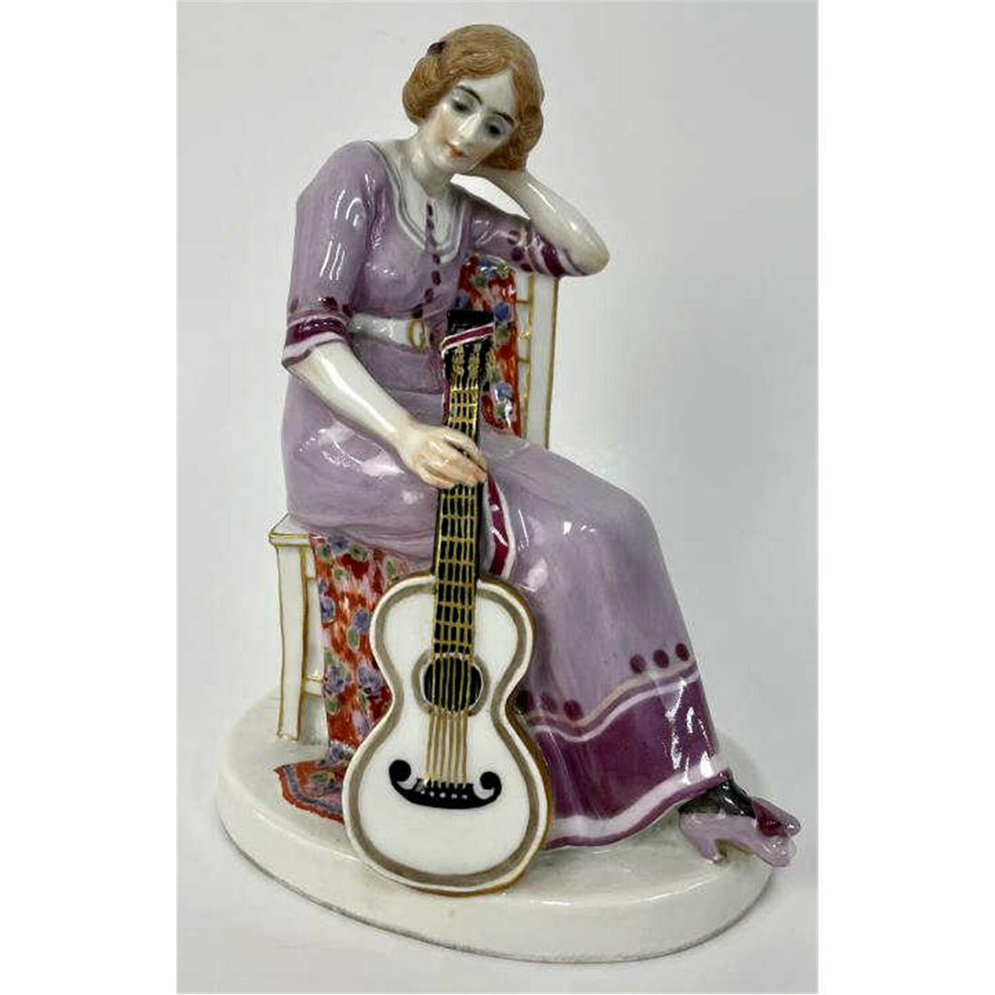 Antique Meissen German Porcelain Figurine (1 of 5)