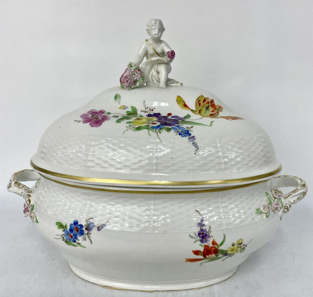 Large KPM German Porcelain Covered Tureen (1 of 6)