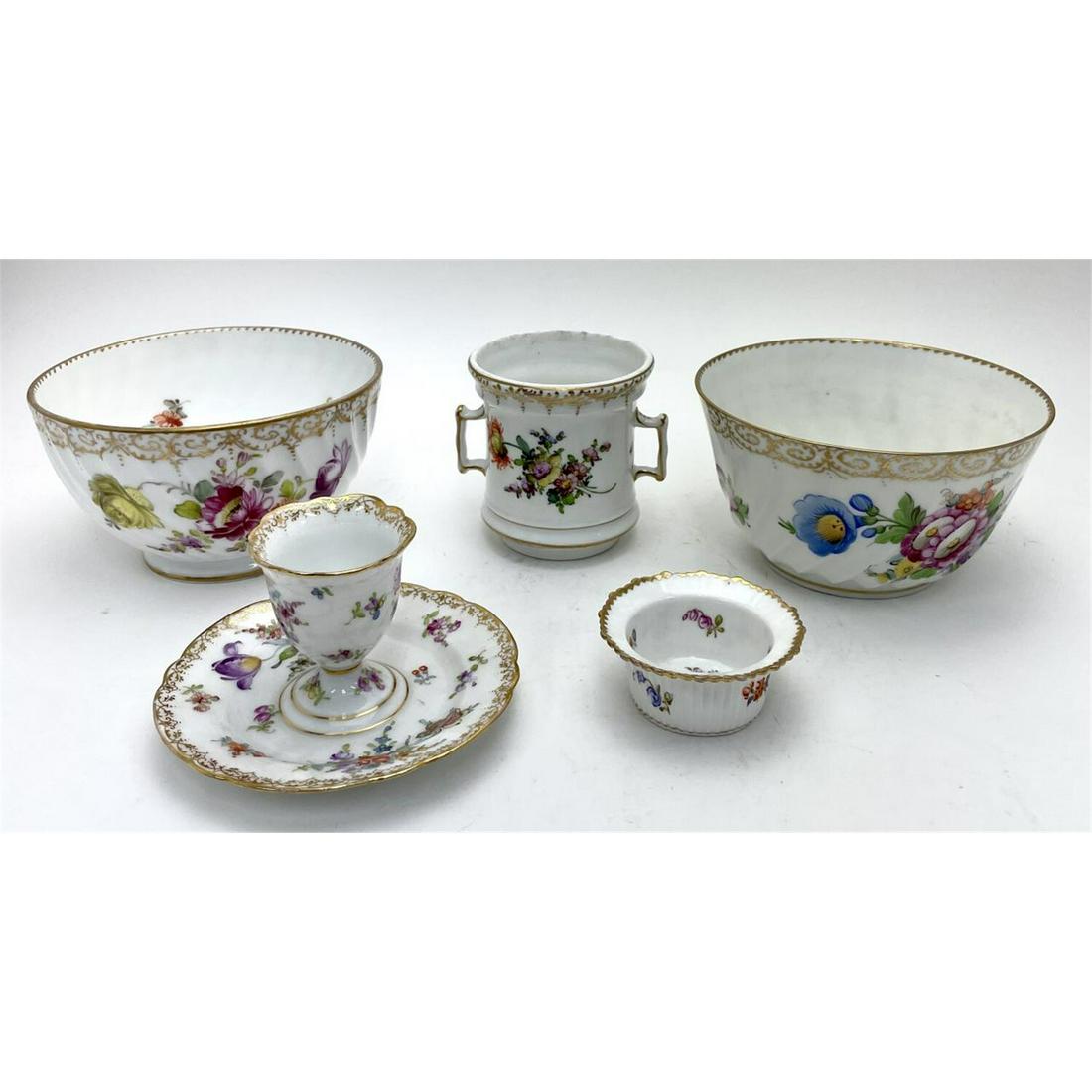 5 Piece Lot of Dresden Germany Porcelain Items (1 of 3)