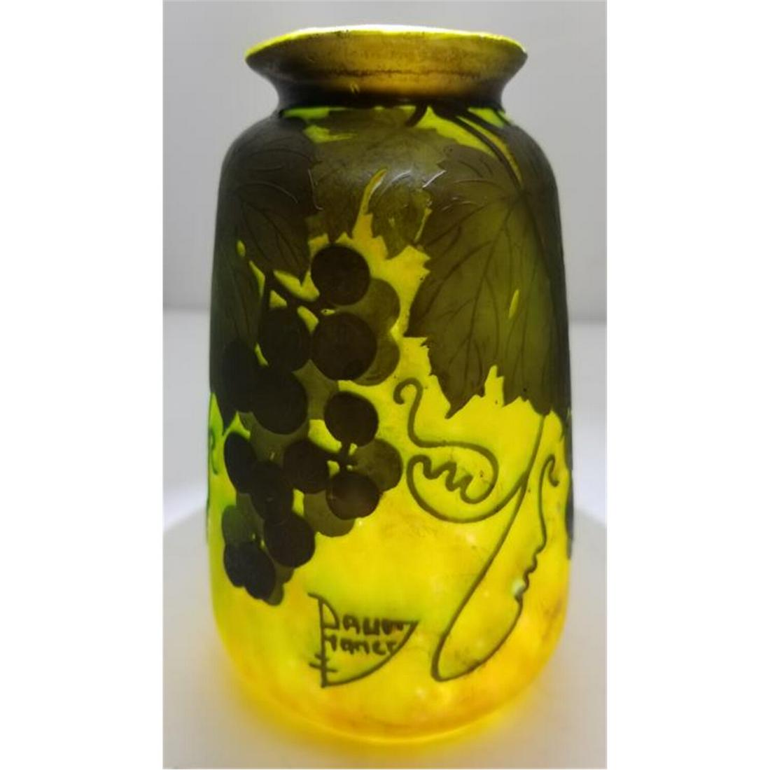 Daum Nancy Cameo Glass Lamp Shade (1 of 5)