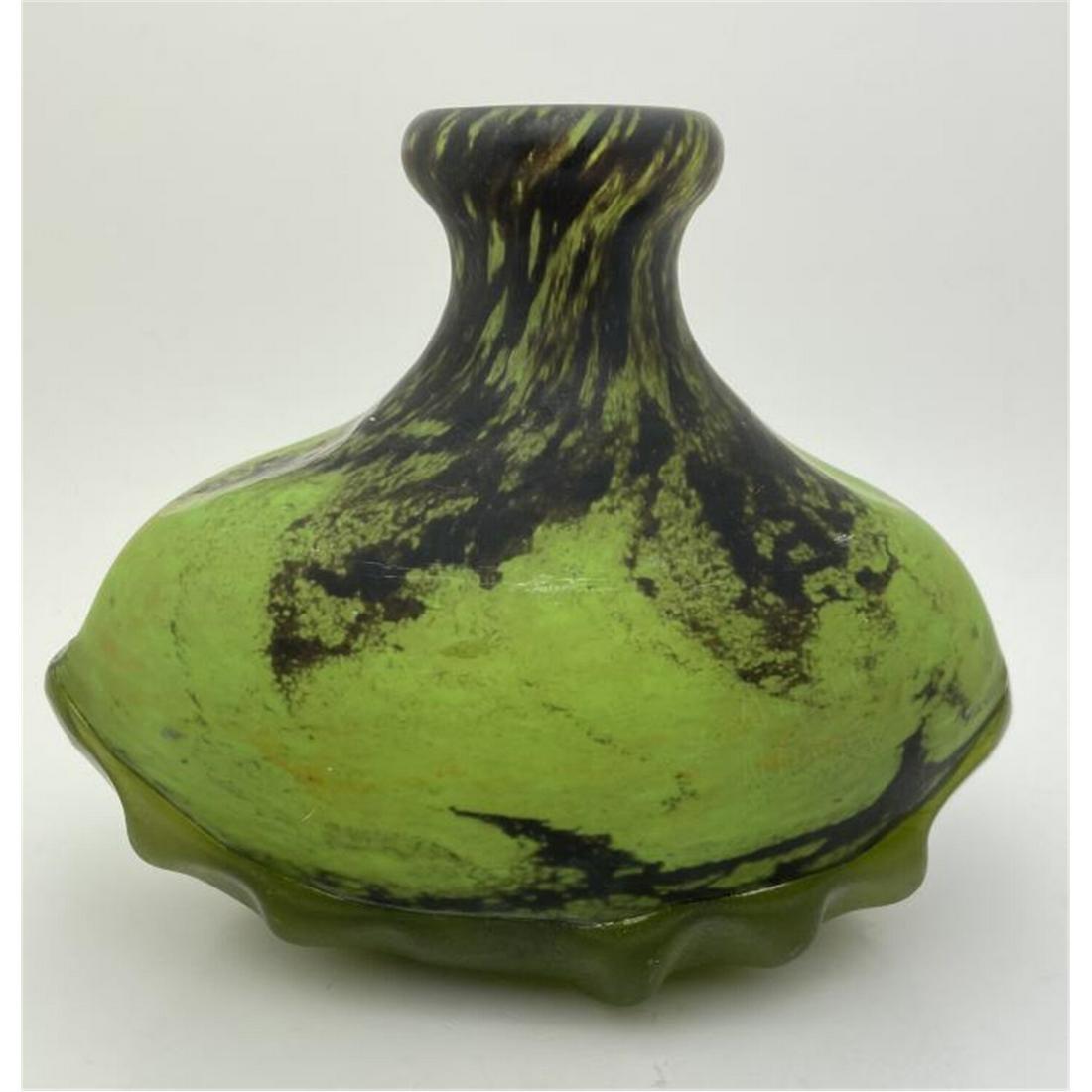 Daum Nancy Art Deco Glass Vase (1 of 4)