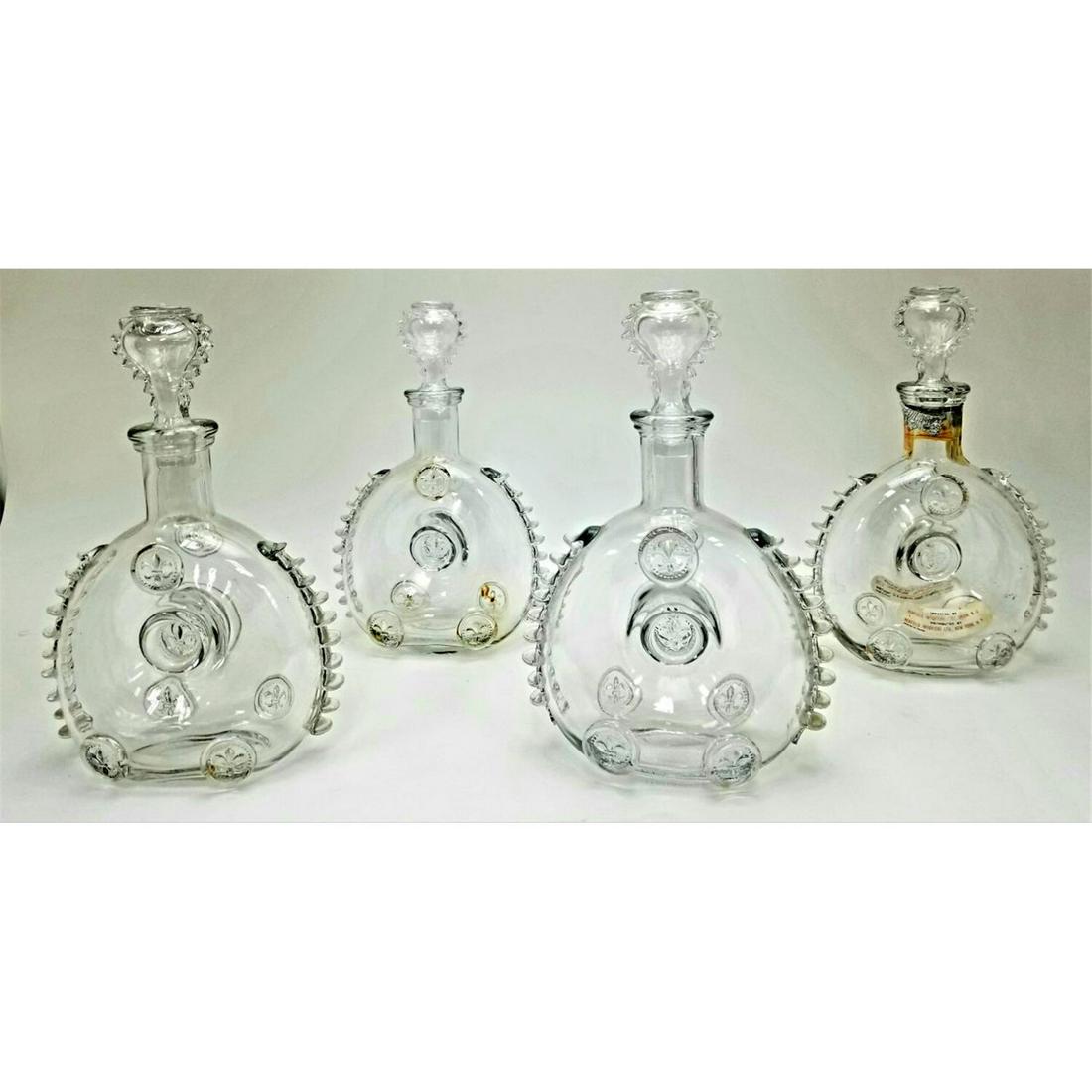 4 Baccarat French Glass Remy Martin Brandy Bottles (1 of 4)