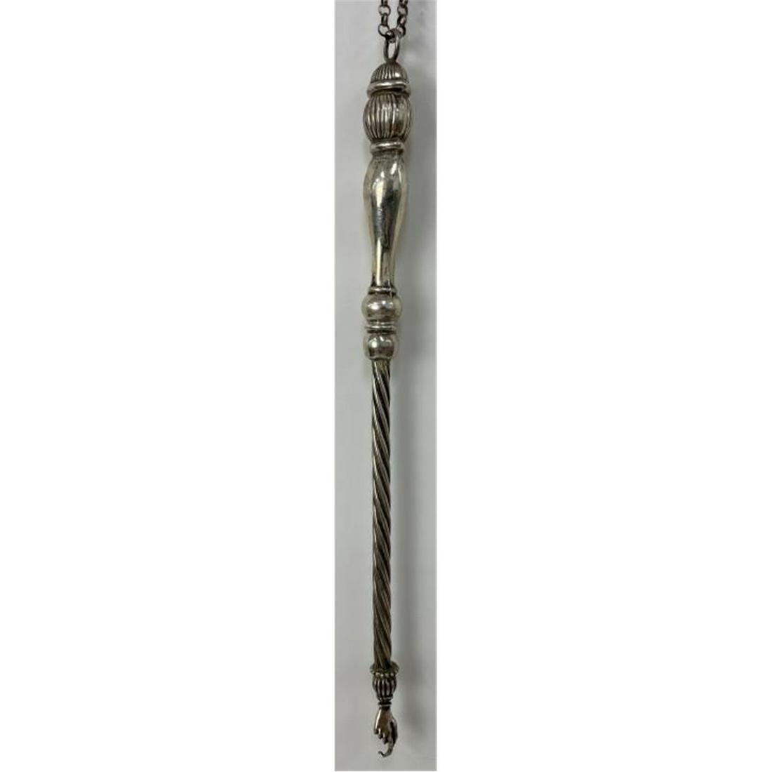 Antique Judaica Silver Torah Pointer (1 of 2)
