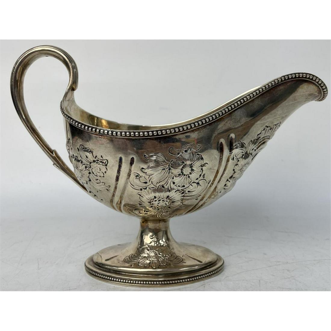 Antique English Sterling Silver Gravy Boat (1 of 3)
