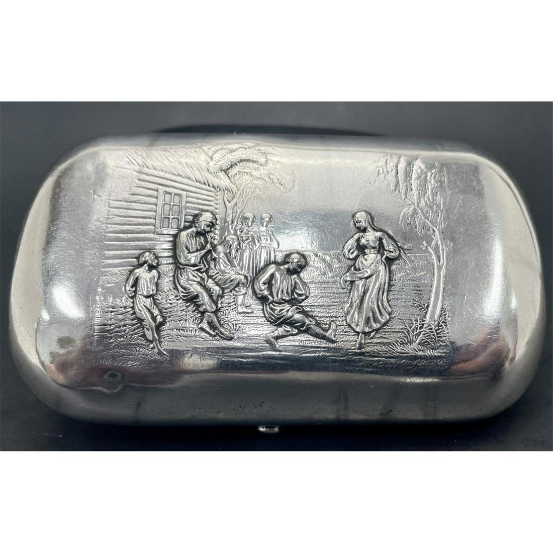 Early Russian Silver Figural Box (1 of 3)