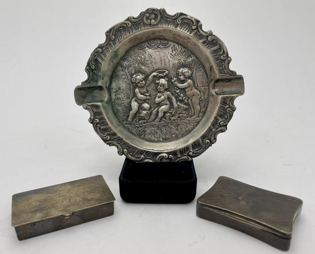 3 Antique Sterling and 800 Continental Items (1 of 3)