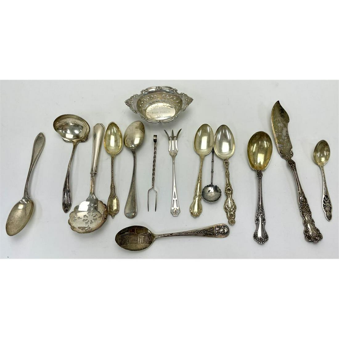 Lot of 15 Pcs. Sterling Silver Items (1 of 2)