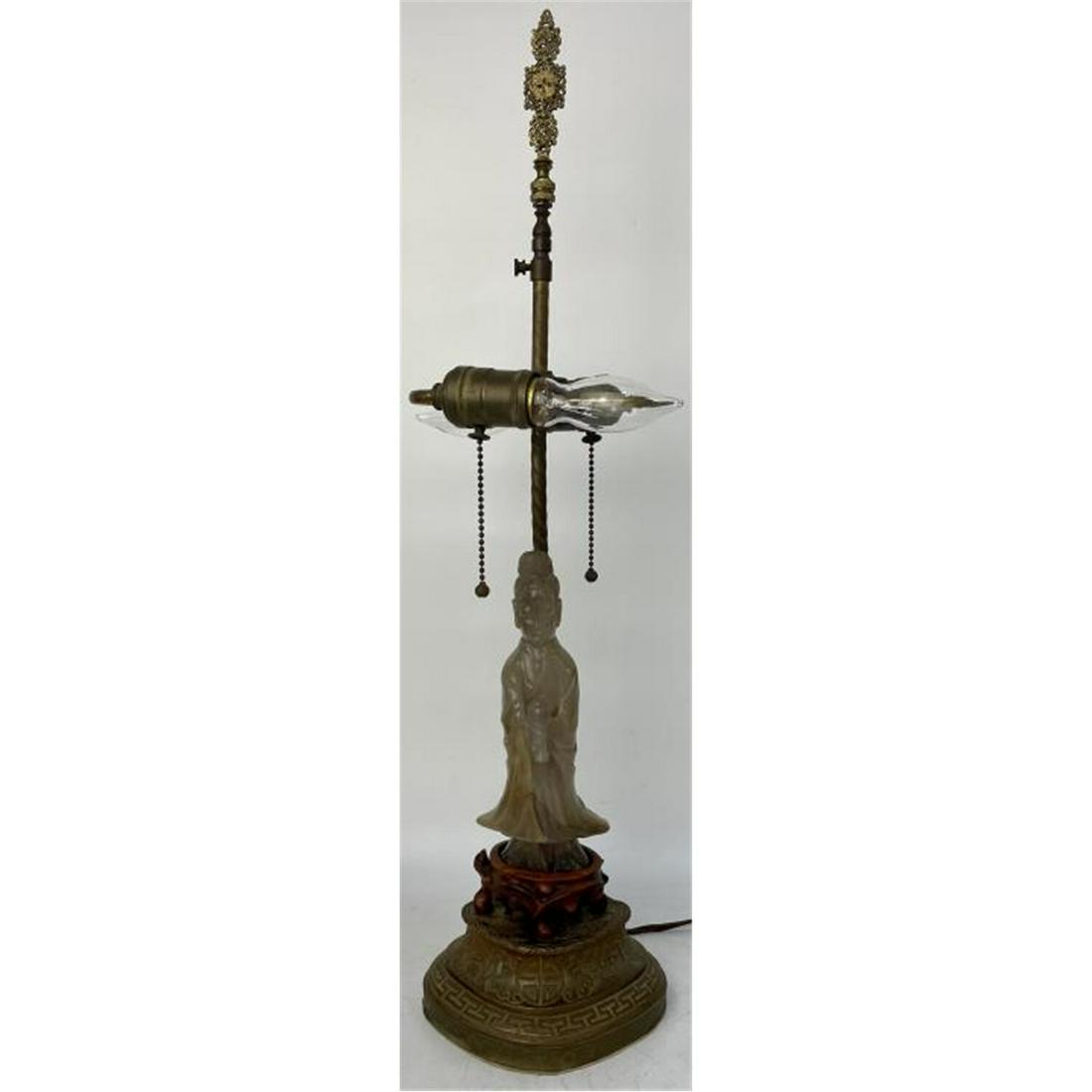 Antique Chinese Carved Agate Figure of Buddha (1 of 4)