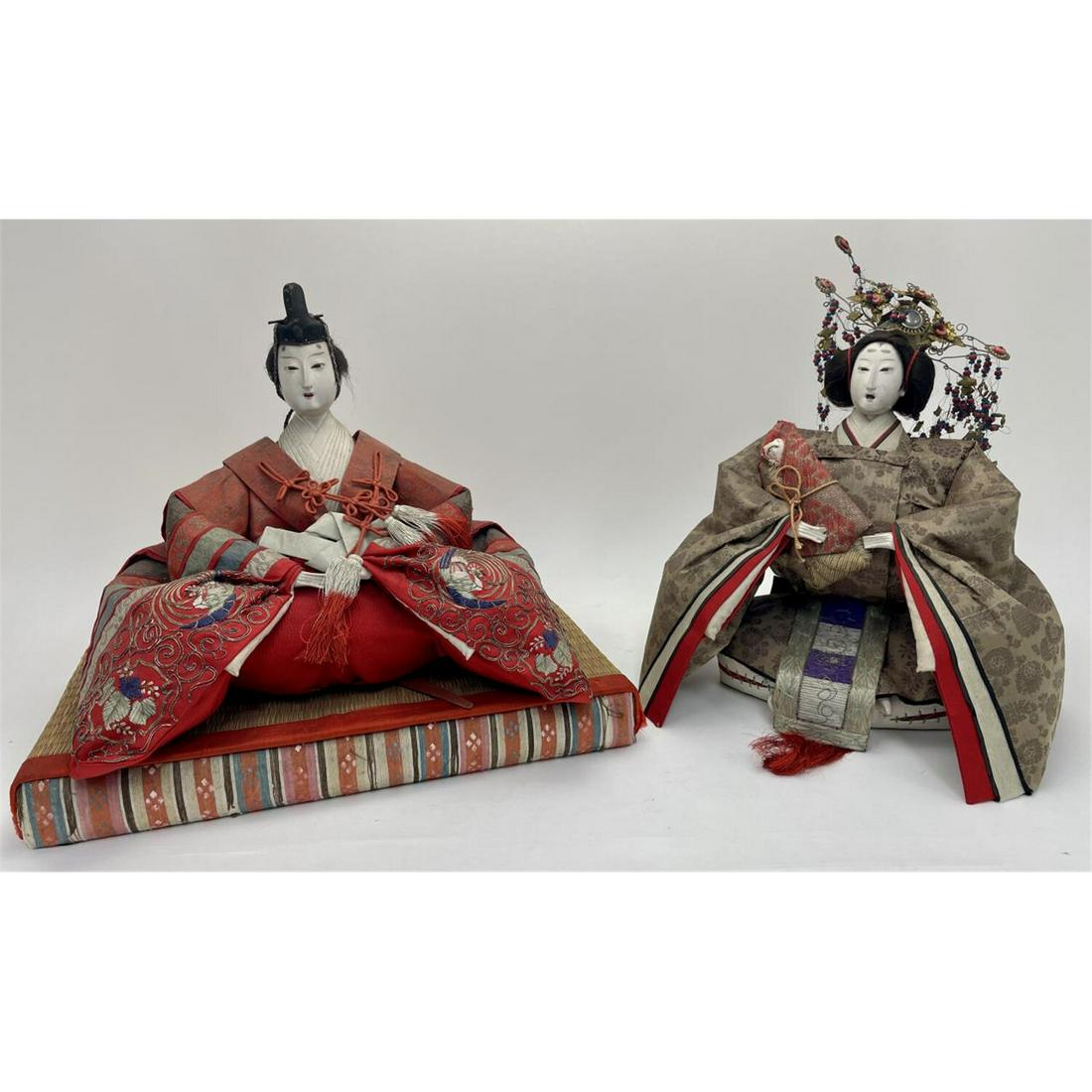 2 Old Japanese Geisha Dolls (1 of 7)