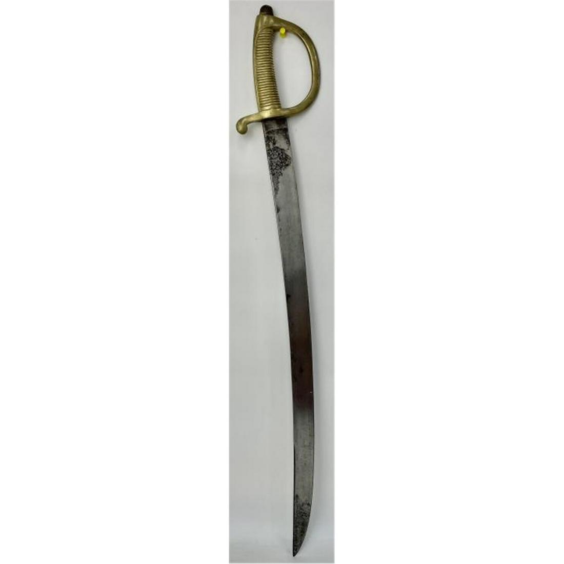 Antique Continental Sword with Heavy Brass Handle (1 of 2)