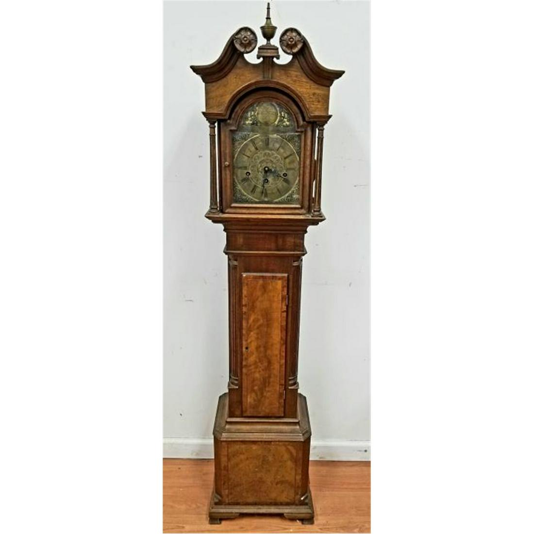 Rare Antique Grandmother Clock by John Thompson (1 of 6)