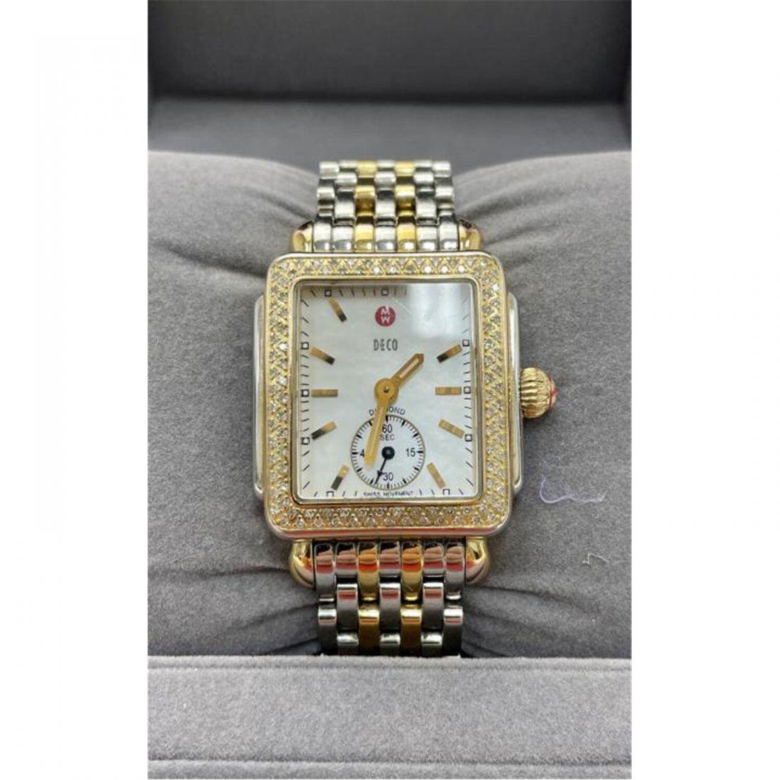 Michele Deco Designer Watch with Diamonds (1 of 3)