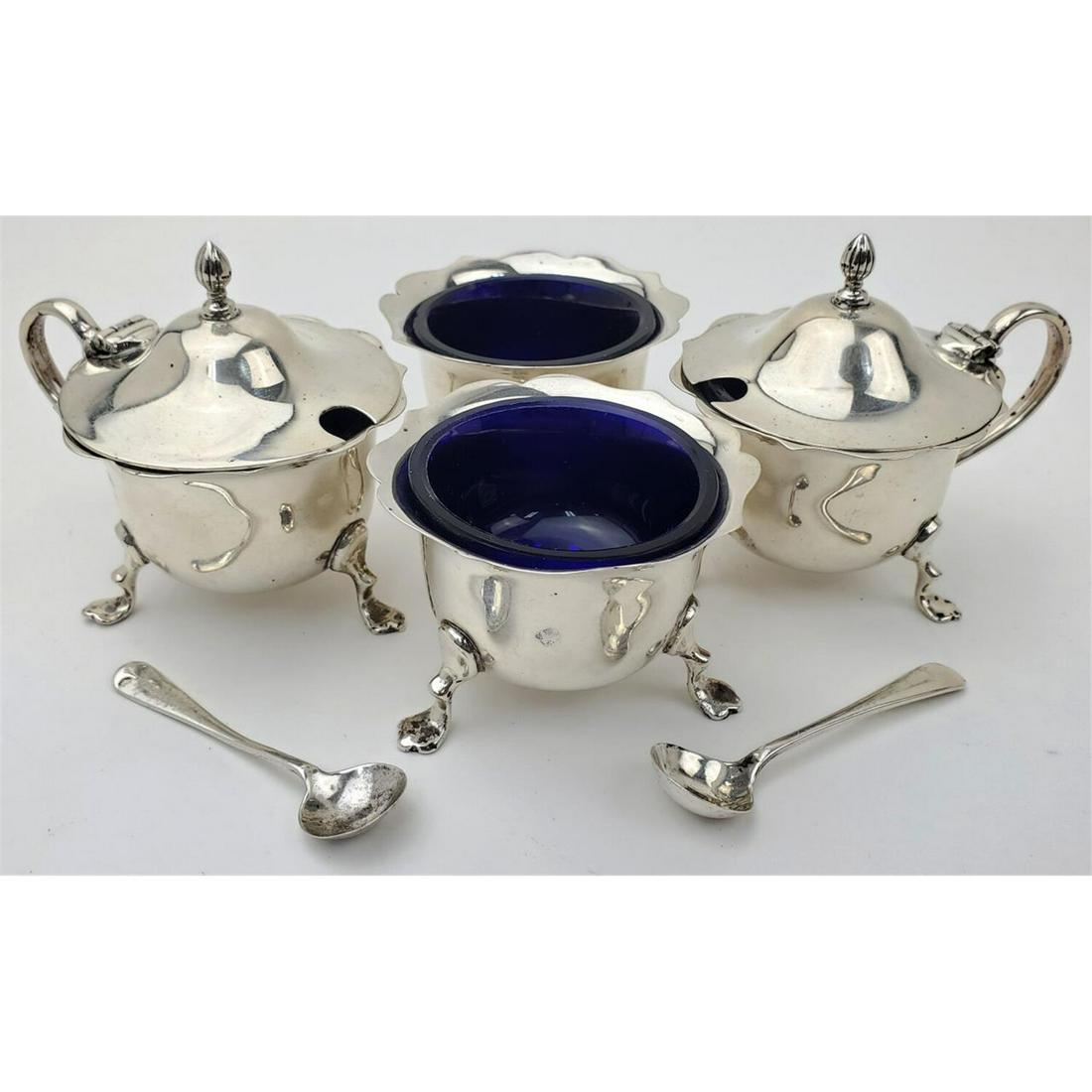 Lot of 6 English Sterling Silver Items (1 of 5)