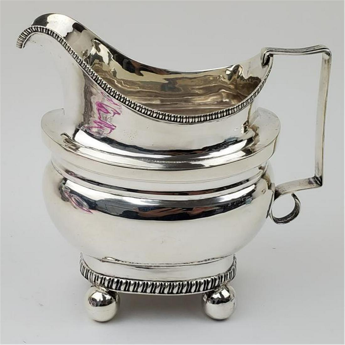 American Coin Silver Creamer/Pitcher (1 of 4)
