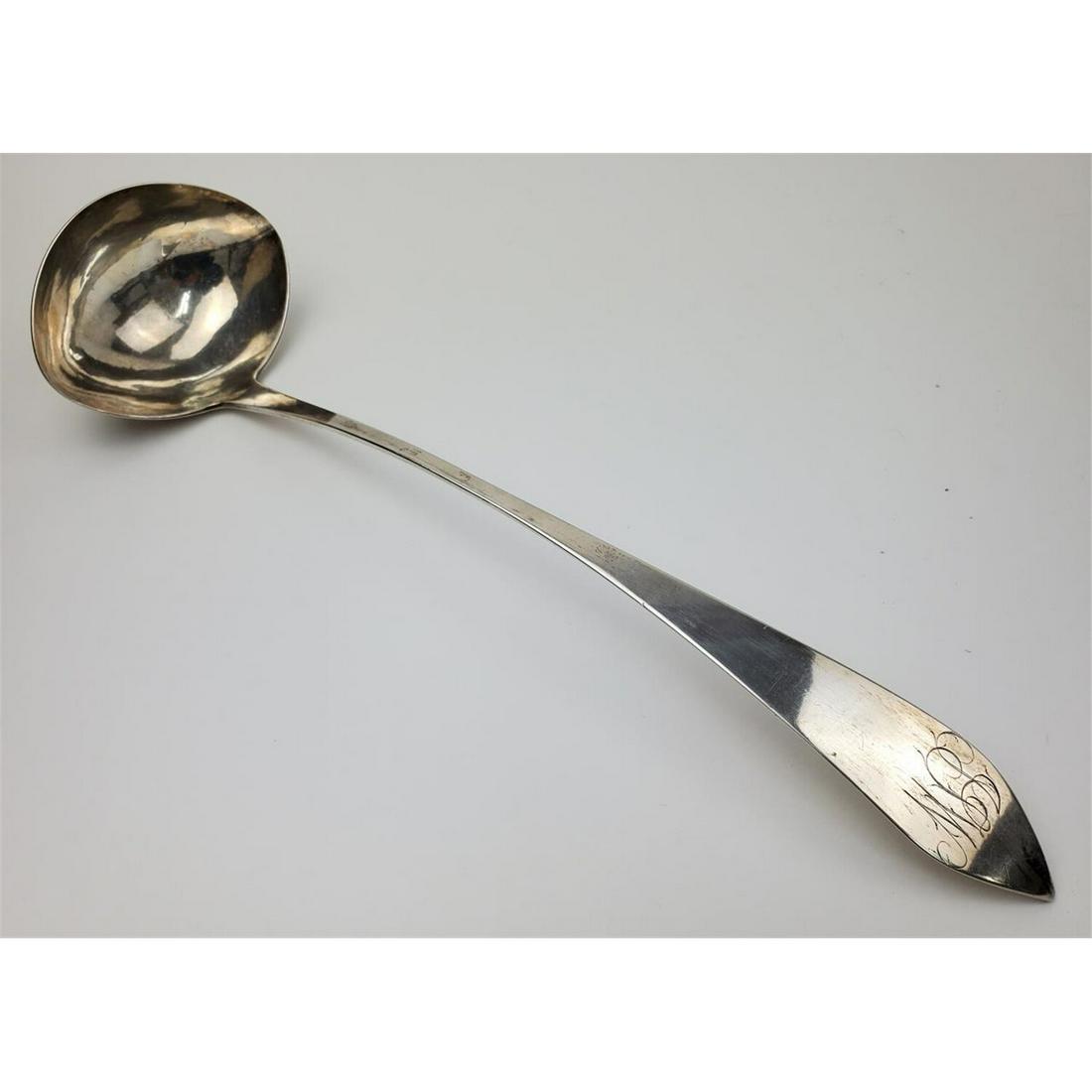 American Colonial Coin Silver Punch/Soup Ladle (1 of 3)
