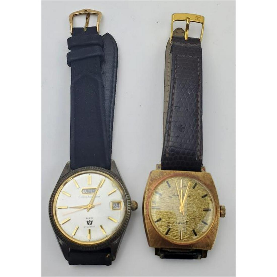 2 Vintage Mens Watches- Citizen & Lucien Picard (1 of 5)