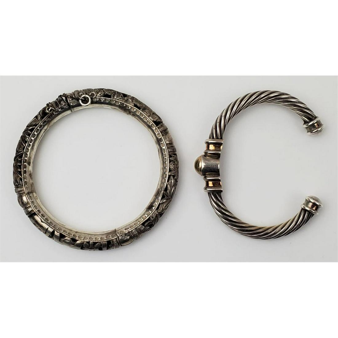 2 Silver Bracelets (1 of 2)