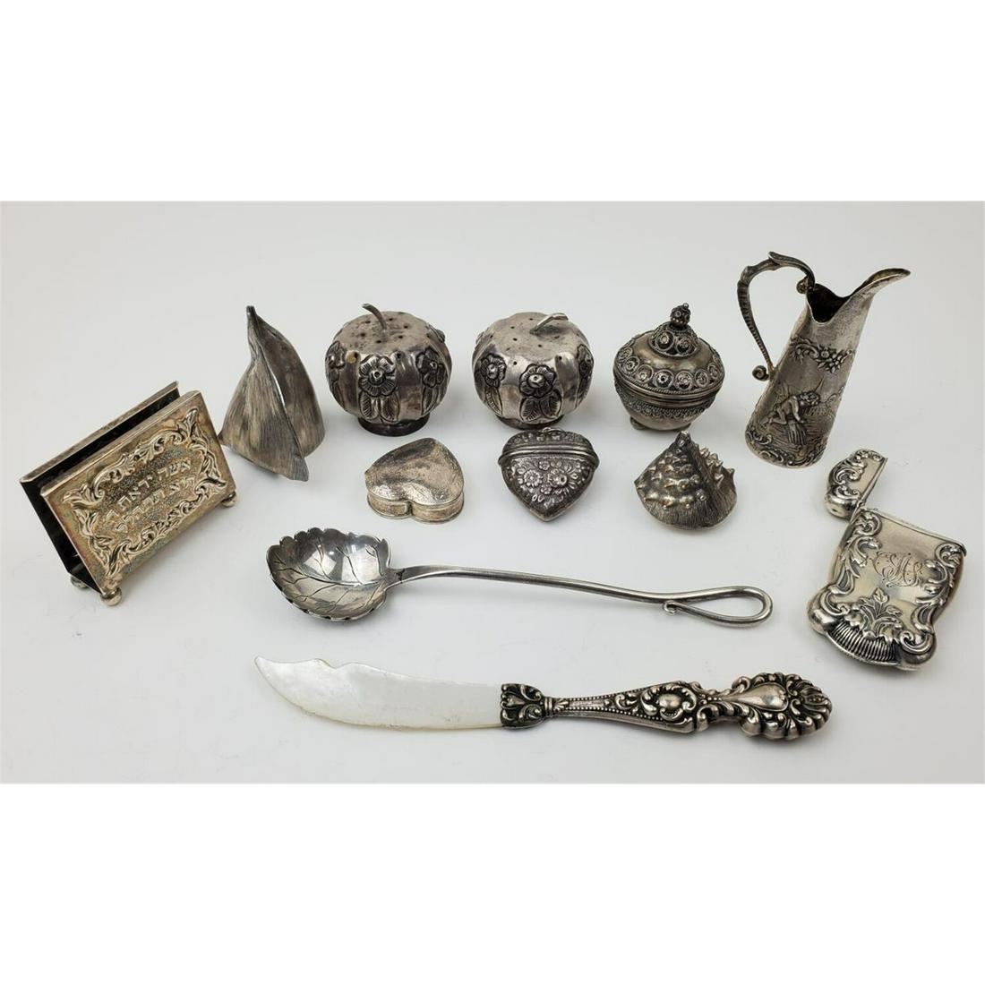 Lot of 11 Sterling & Continental Silver Items (1 of 5)