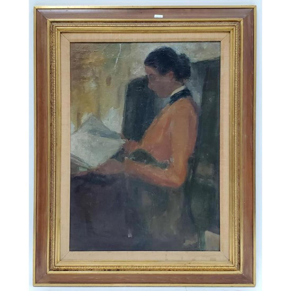 Double Sided Painting Oil on Canvas. (1 of 2)