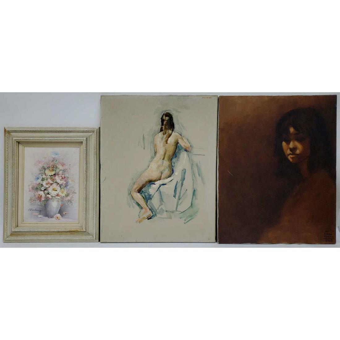 Thomas Strickland Painting Oil on Canvas (1 of 4)