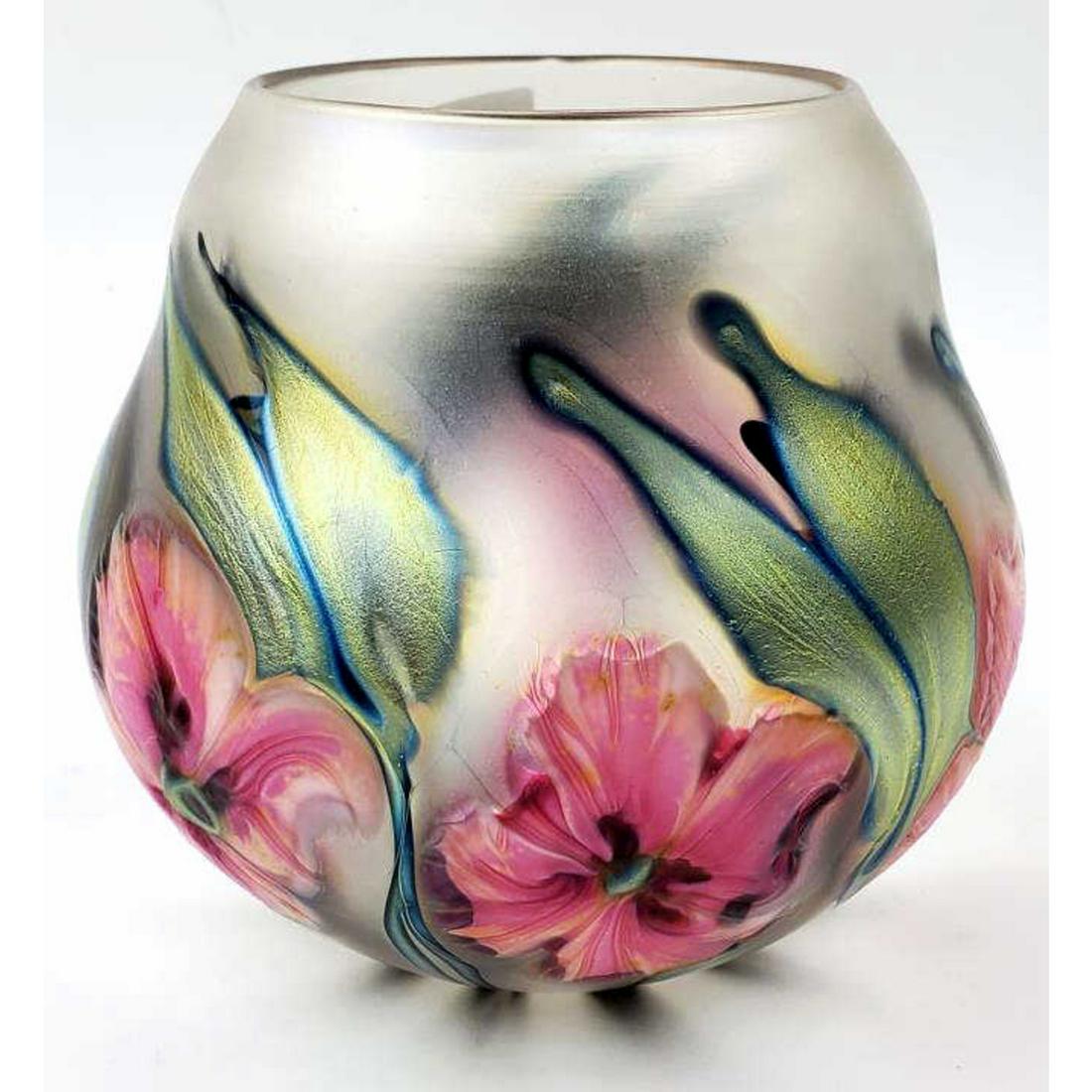 Charles Lotton Studio Art Glass Vase (1 of 2)