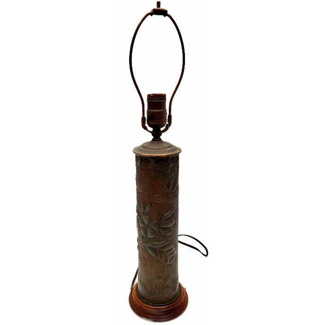 Antique Trench Art Lamp (1 of 2)