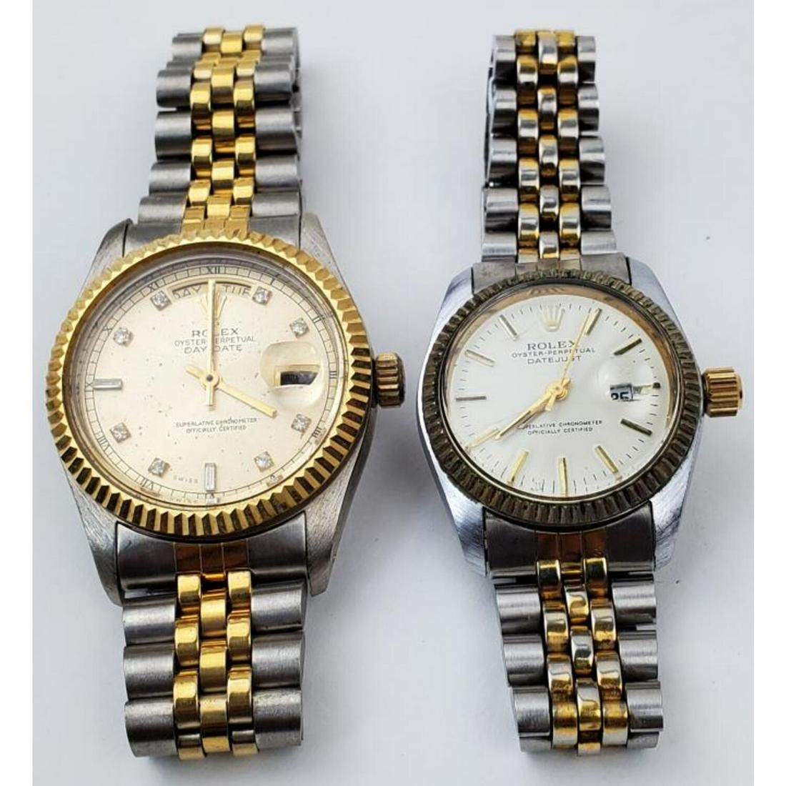 2 Old Reproduction Rolex Watches (1 of 2)