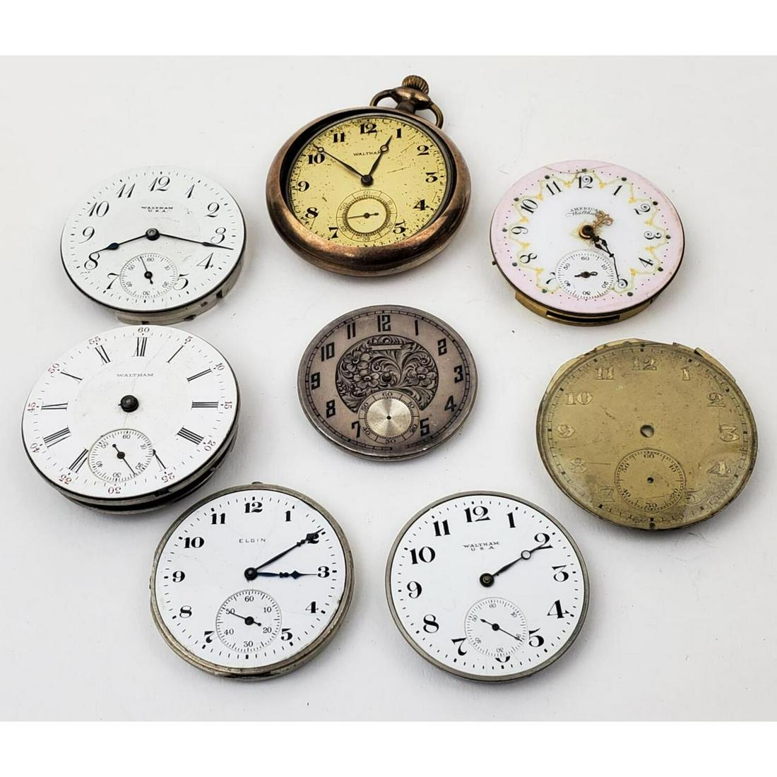 Lot of 8 Antique Mechanical Pocket Watches (1 of 3)