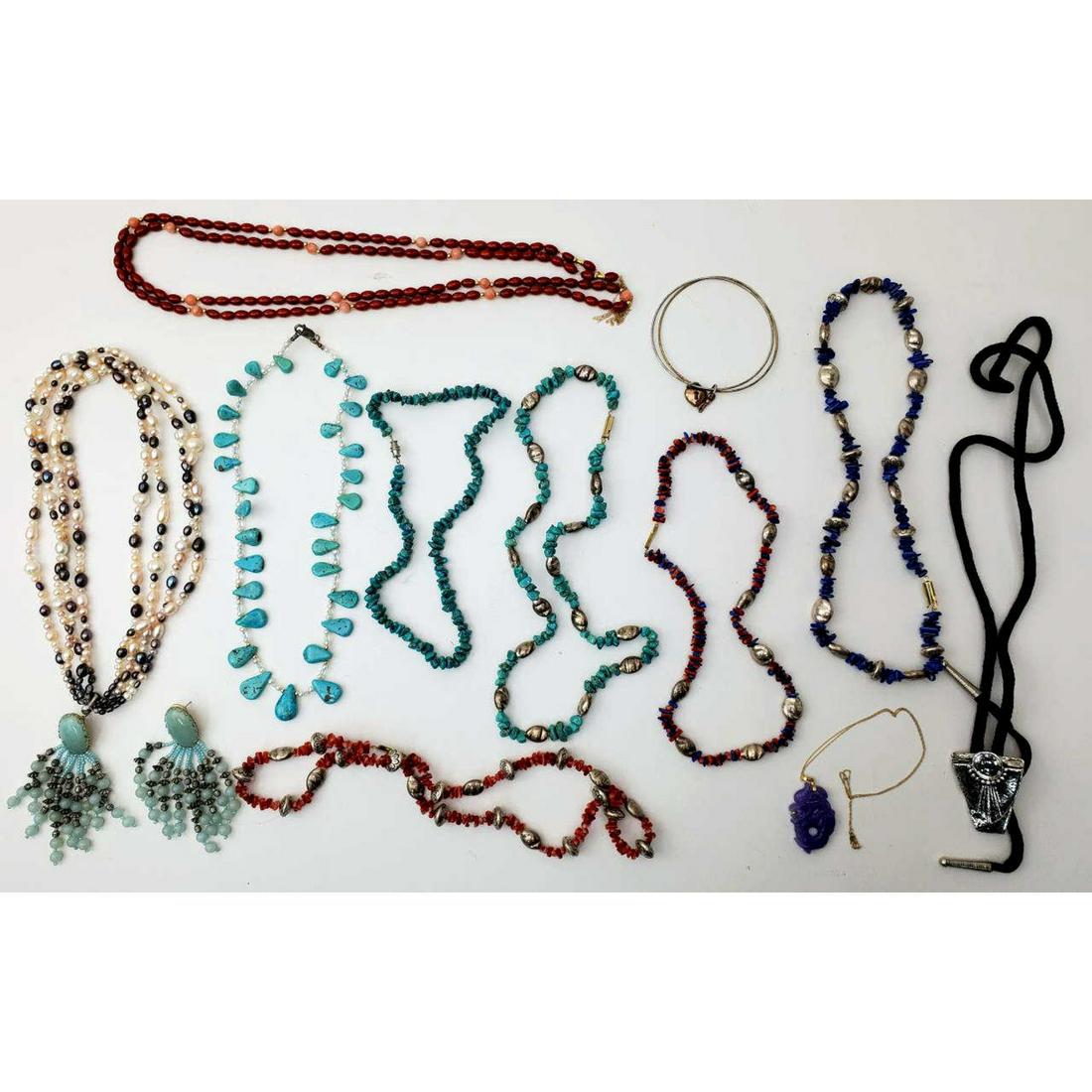 Mixed Lot of Vintage Beaded Necklaces, etc. (1 of 6)