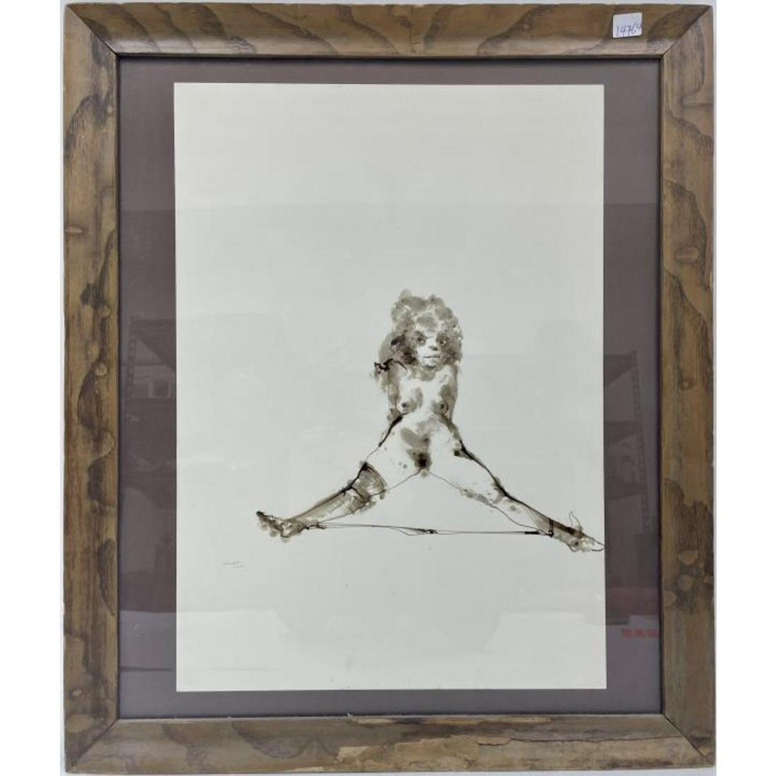 Ink on Paper, Enrico Colombotto Rosso. Italian (1 of 2)