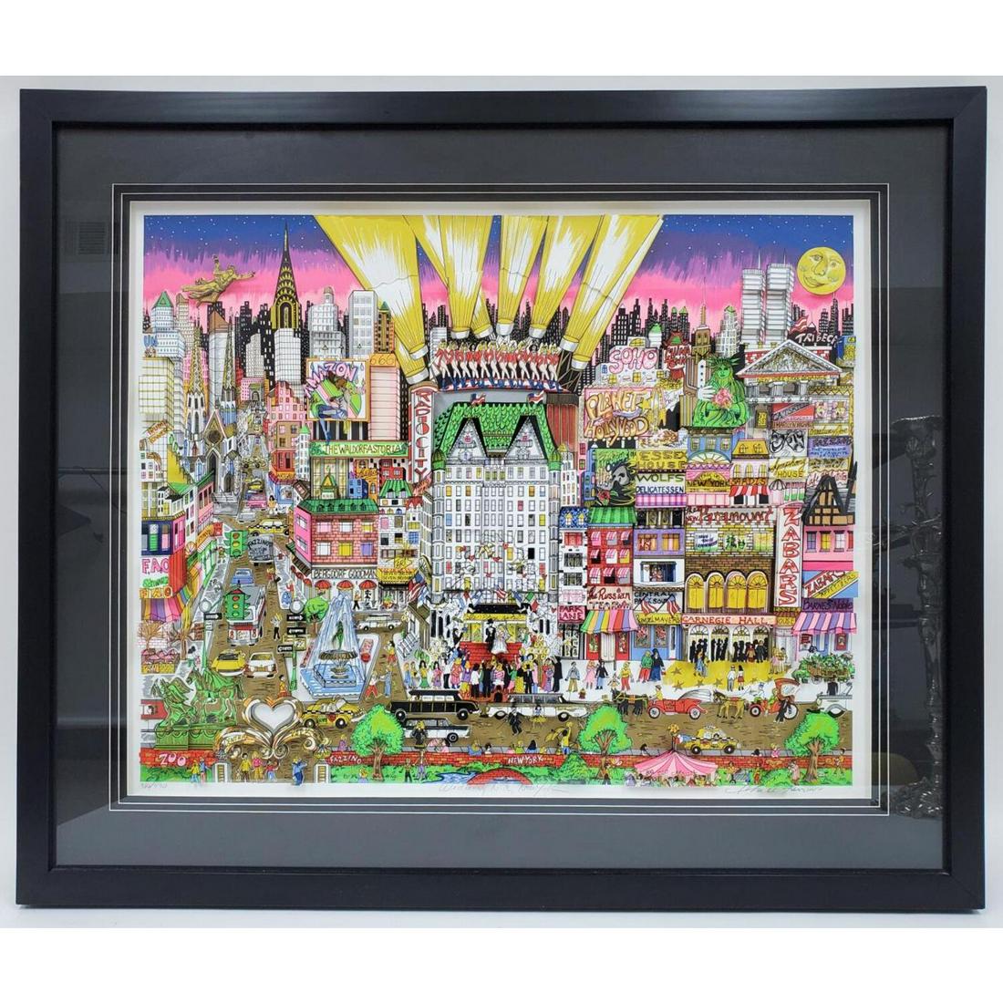 John Suchy 3d Serigraph New York City John Suchy 3d Serigraph New York City