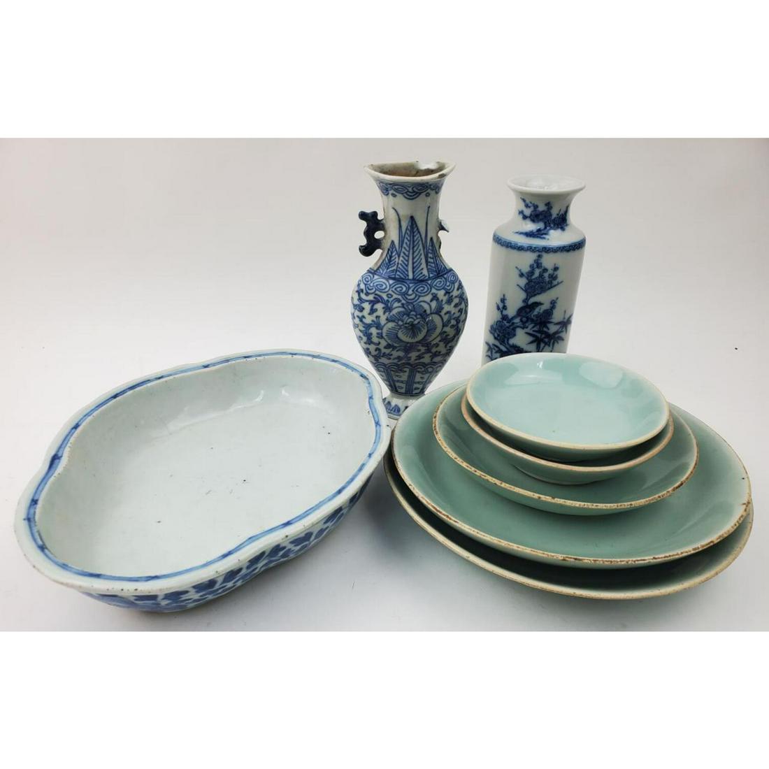 Lot of 8 Chinese Porcelain Items (1 of 2)