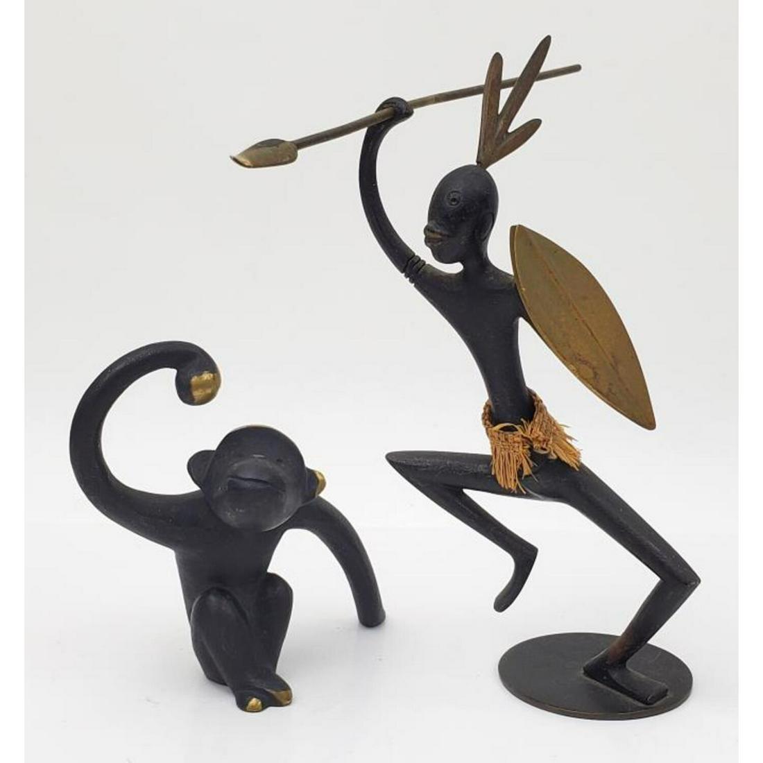 Hagenauer Art Deco Austrian Bronze Figure (1 of 3)