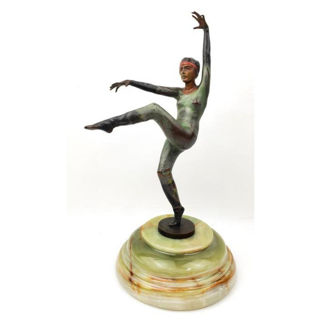 Otto Hafenrichter, Austrian Art Deco Cold Painted (1 of 4)