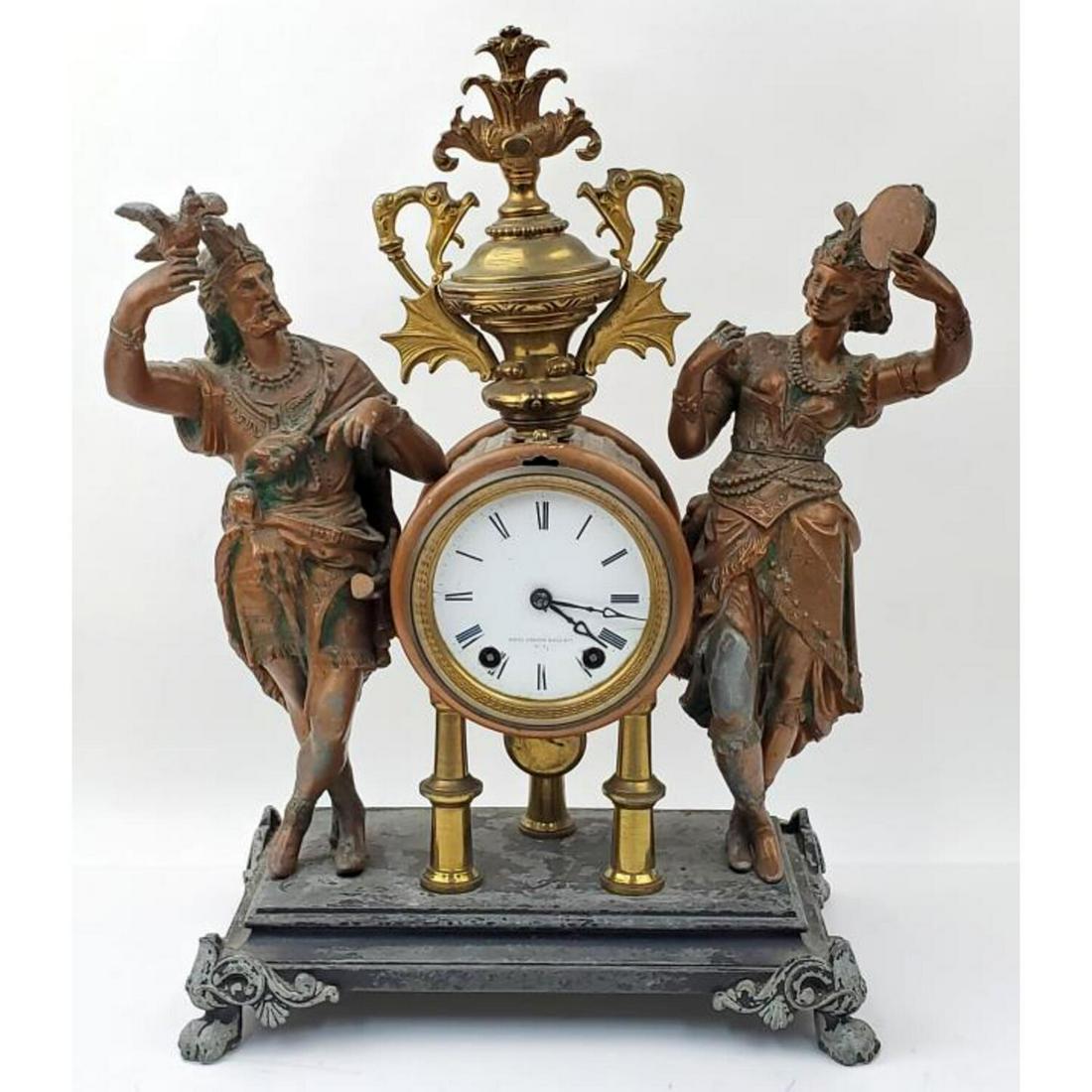 SETH THOMAS SONS & CO, NY Antique Clock (1 of 5)