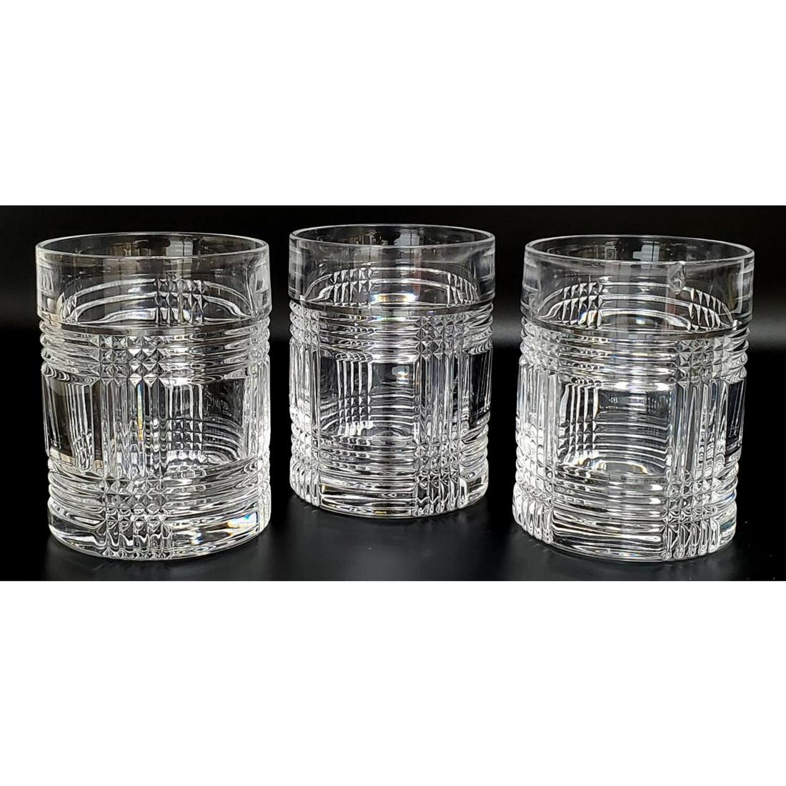 3 Ralph Lauren Whiskey Glasses: 3 Ralph Lauren Whiskey Glasses. All Signed.Condition: Generally Good, One with a Chip on the top Edge. Dimensions: H- 4", Dia- 3". Provenance: From a Queens, NY Home. Please note the absence of a cond