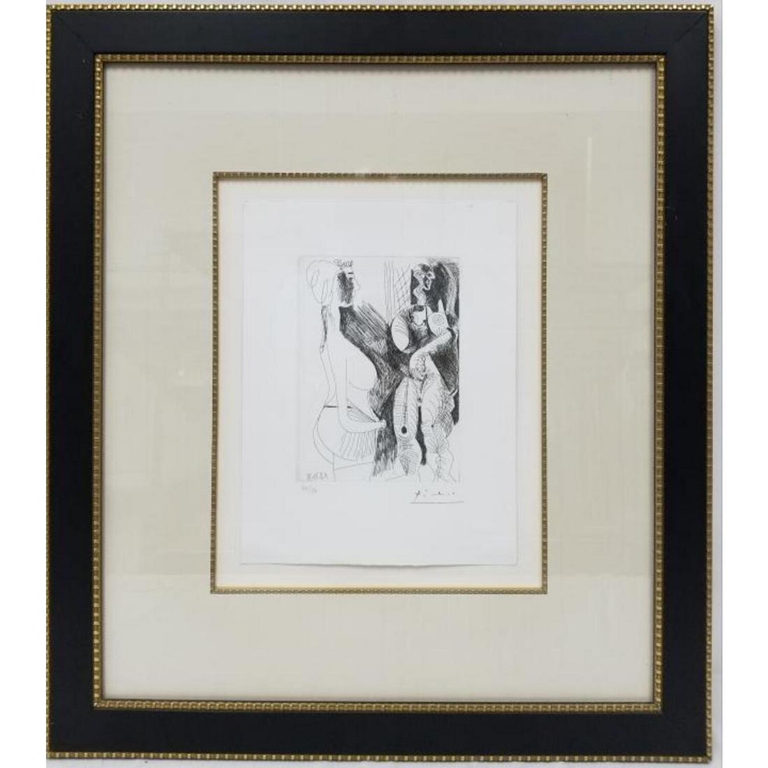 Pablo Picasso, Signed and Numbered Etching (1 of 5)