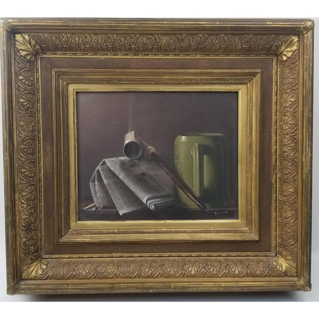 Gerald Gatski, Painting Oil on Canvas Board (1 of 7)