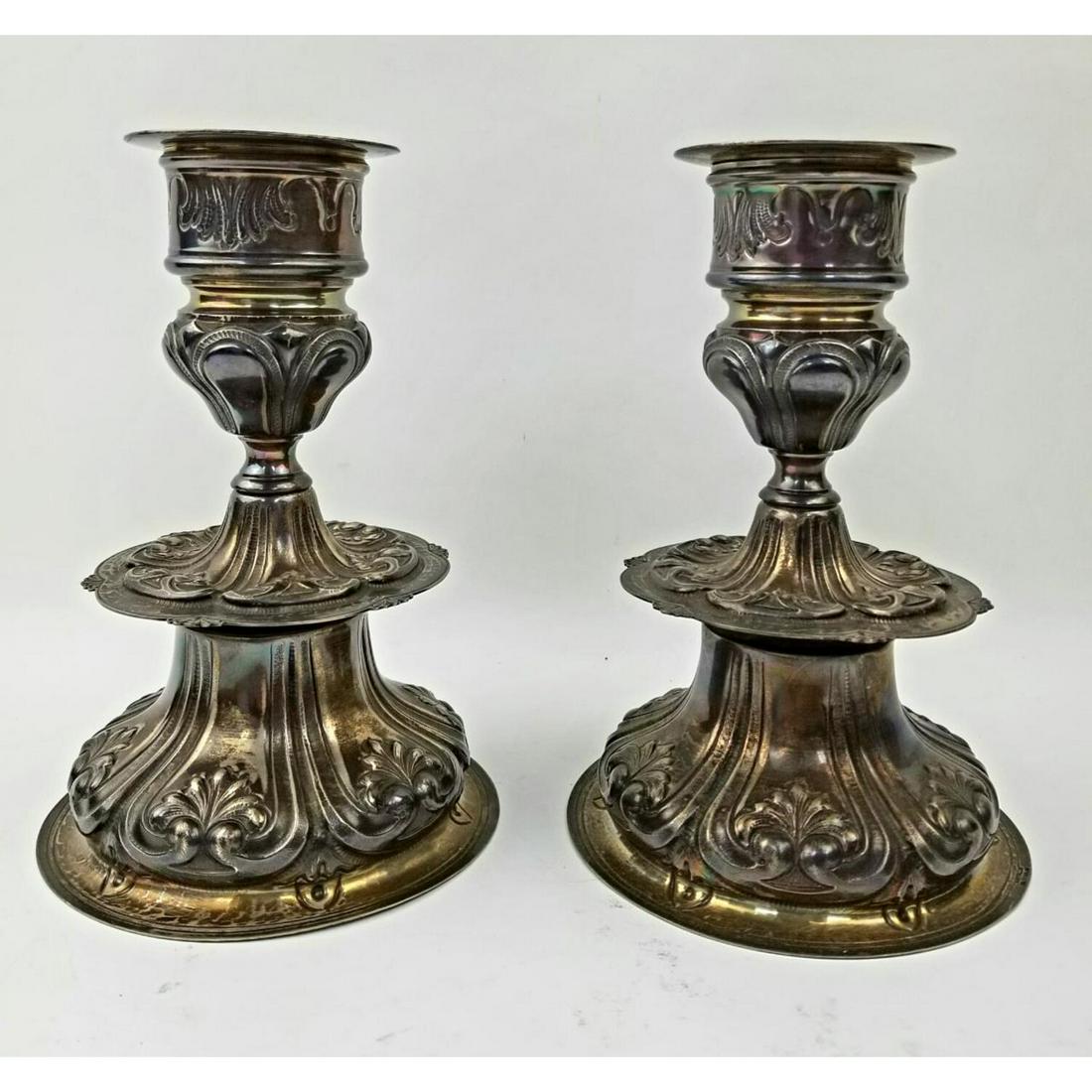 Pair M. Buccellati Sterling Silver Candle Holders (1 of 7)