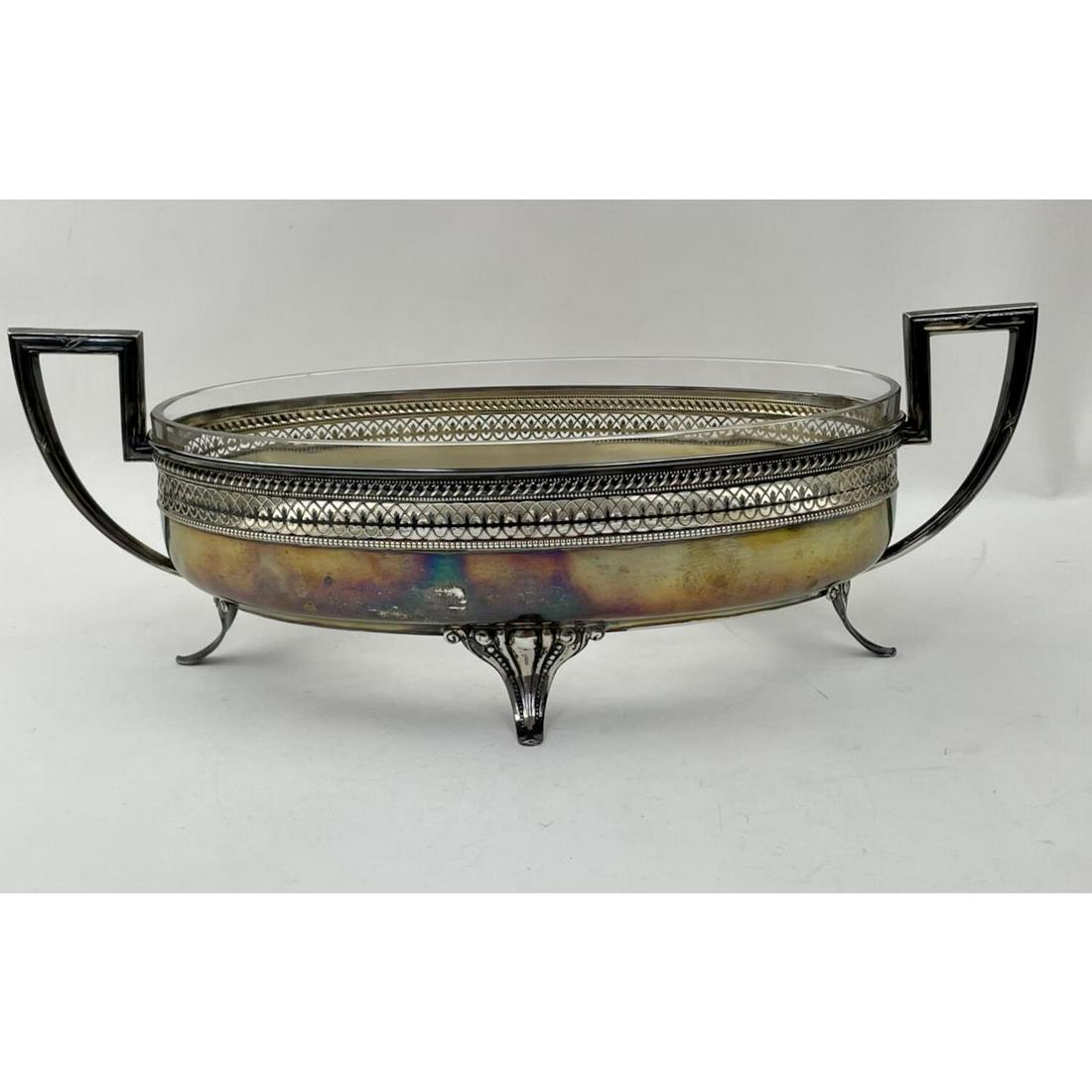 Continental German Silver 2 Handle Centerpiece (1 of 3)