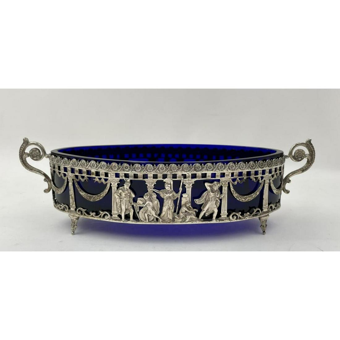 Continental Silver Reticulated Roman Motif Bowl (1 of 5)