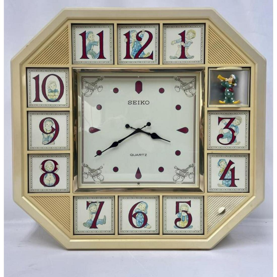 Interesting Early 1980s Seiko Wall Clock (1 of 5)