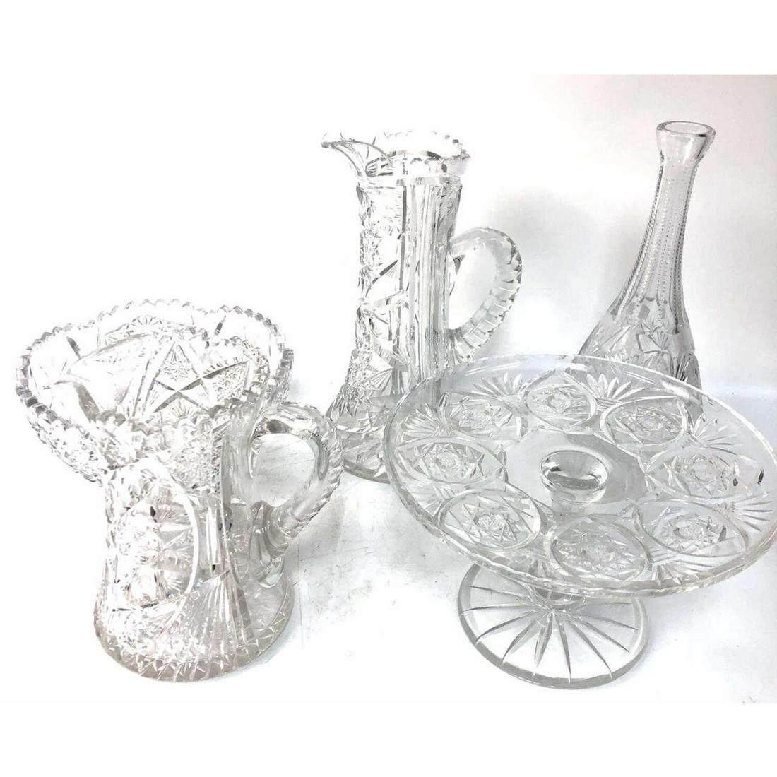 5 Cut Glass Items (1 of 1)