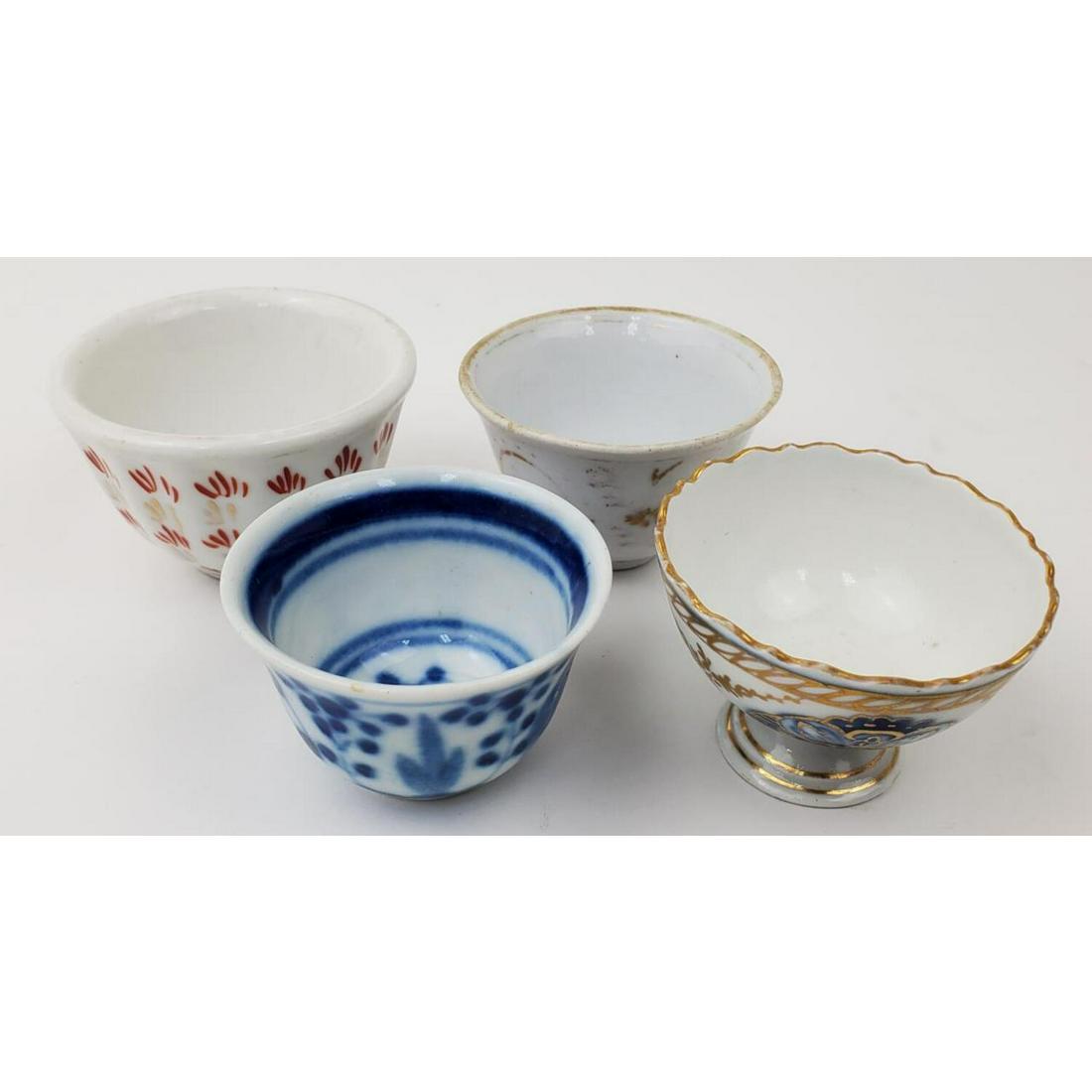 4 Continental Porcelain Cups Including Meissen (1 of 2)