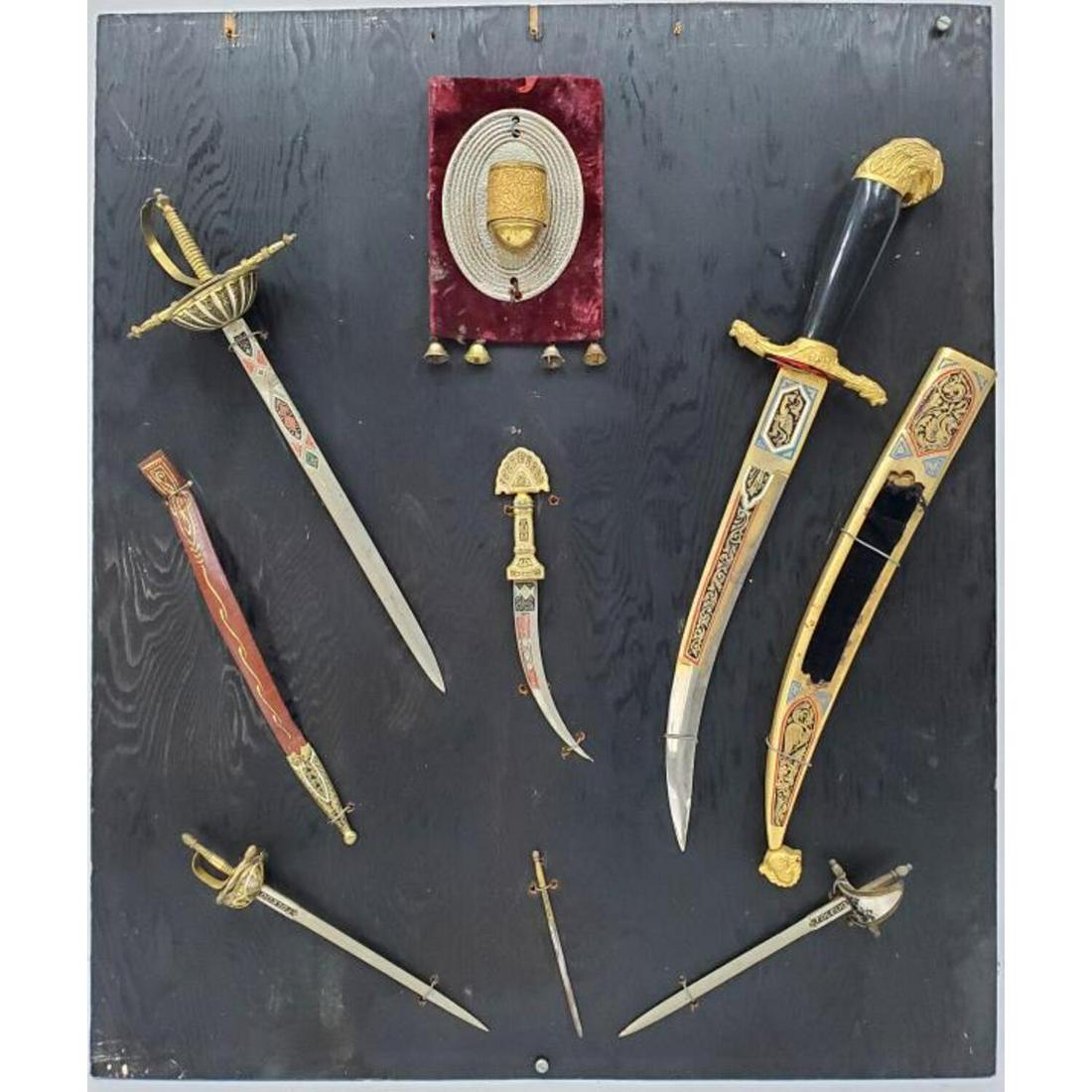 Lot of 6 Asian Daggers & 2 Sheaths (1 of 5)