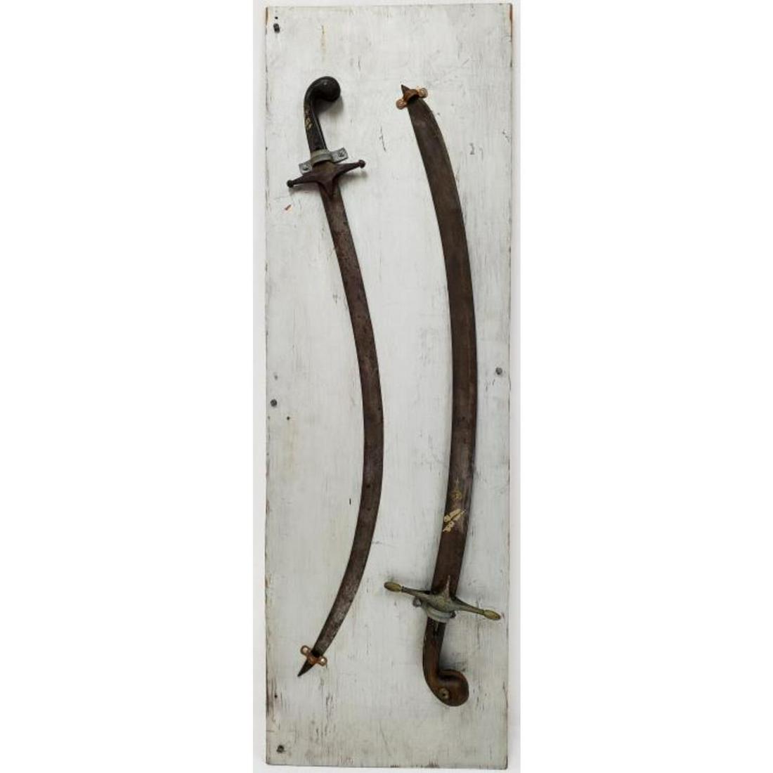 2 Old or Antique Turkish or Middle Eastern Swords (1 of 4)