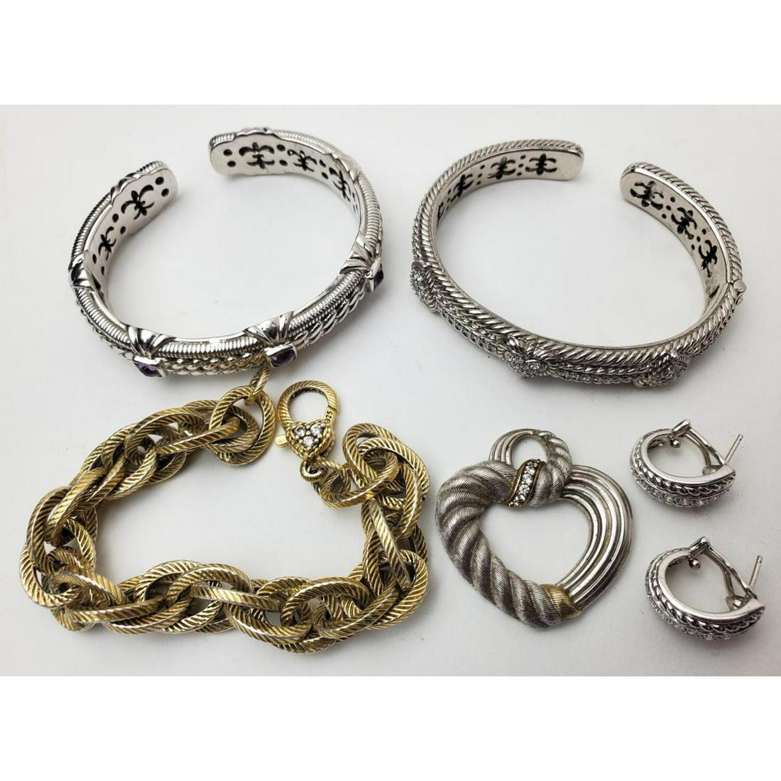 6 Sterling Silver Jewelry Items by Judith Ripka (1 of 4)