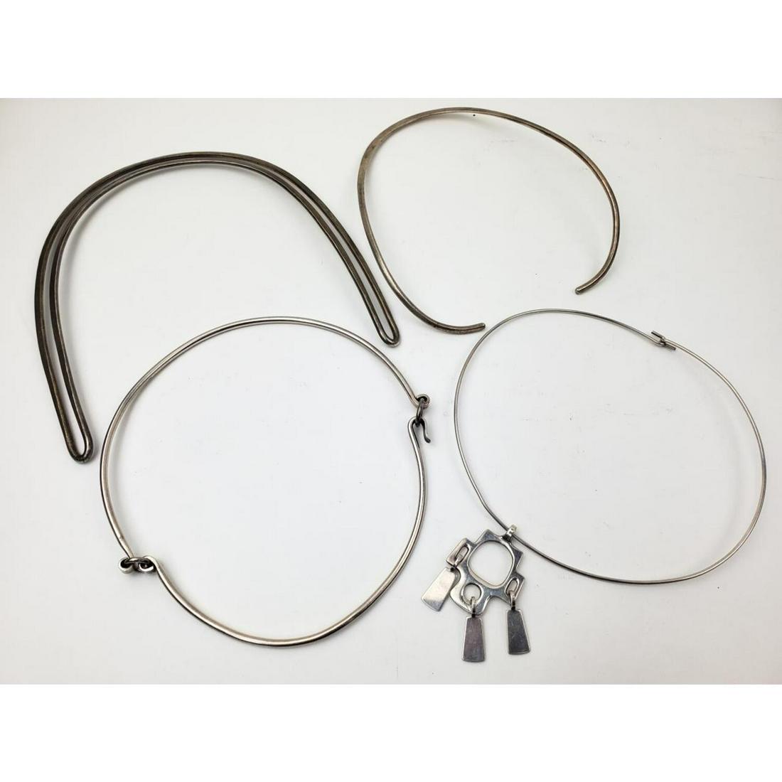 Lot of 4 Designer Sterling Silver Necklaces (1 of 4)